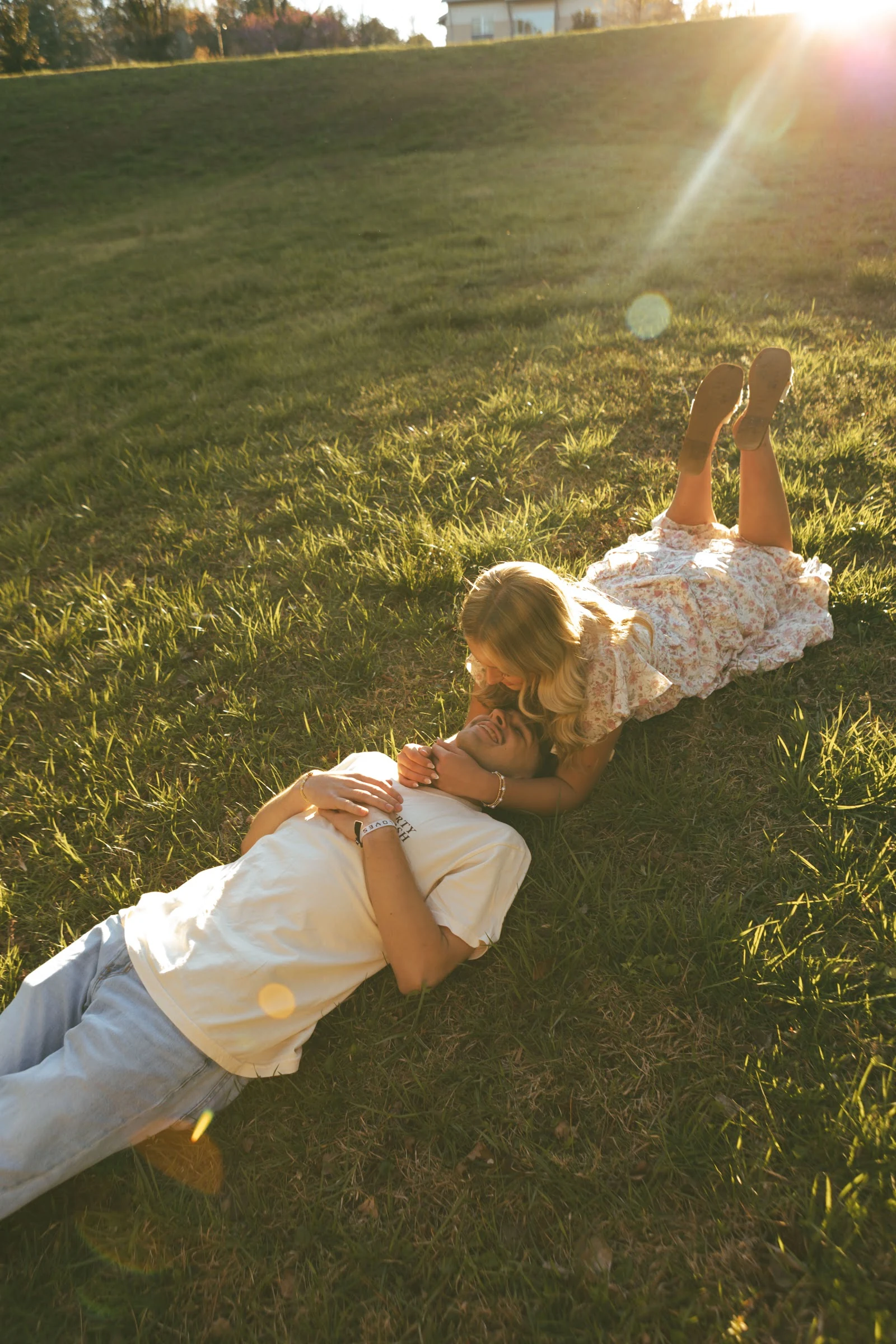 Golden-hour couples session by Photo Film by Jamie in Roswell, GA